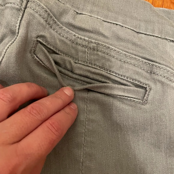 GAP TRUE SKINNY JEANS PETITE GREY GRAY SHORT ANKLE SIZE 25 - Picture 11 of 15